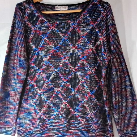 Carol Rose multicoloured woman's sweater size L - Picture 1 of 6